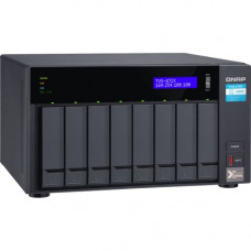 QNAP TVS-872X-I5-8G SAN/NAS Storage System - 1 x Intel Core i5 i5-8400T Hexa-core (6 Core) 1.70 GHz - 8 x HDD Supported - 0 x HDD Installed - 8 x SSD Supported - 0 x SSD Installed - 8 GB RAM DDR4 SDRAM - Serial ATA/600 Controller - RAID Supported 0, 1, 5,