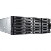 QNAP 24-bay 12Gbps SAS-enabled High-performance NAS/iSCSI/IP-SAN Unified Storage - Intel Xeon E3-1246 v3 Quad-core (4 Core) 3.50 GHz - 16 GB RAM DDR3 SDRAM - 12Gb/s SAS Controller - RAID Supported 0, 1, 5, 6, 10, JBOD - 24 x Total Bays - 24 x 2.5"/3.