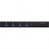 ATEN 4 x 4 USB 3.1 Gen 1 Industrial Hub Switch - USB Type B - 4 USB Port(s) - 4 USB 3.1 Port(s) - Mac, PC, Linux US3344I