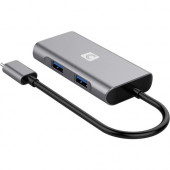 Comprehensive VersaHub SuperSpeed 10Gbps (USB 3.2 Gen 2) 4-Port Hub - Type-A x 3, Type-C x 1 - USB 3.2 (Gen 2) Type C - External - 4 USB Port(s) - UASP Support - PC, Chrome OS, Mac, Android, iPadOS VHUB-USBC3A1C