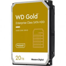 Western Digital Gold WD201KRYZ 20 TB Hard Drive - 3.5" Internal - SATA (SATA/600) - Conventional Magnetic Recording (CMR) Method - Server, Storage System Device Supported - 7200rpm - 5 Year Warranty WD201KRYZ