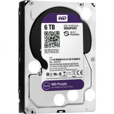 Western Digital WD Purple WD60PURX 6TB Surveillance 3.5" Internal Hard Drive - 64 MB Buffer - 1 Pack WD60PURX