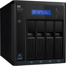 Western Digital WDBNFA0400KBK-NESN WD My Cloud Pro Series PR4100 Media Server with Transcoding, NAS - Network Attached Storage - Intel Pentium N3710 Quad-core (4 Core) 1.60 GHz - 40 TB Installed HDD Capacity - 4 GB RAM DDR3L SDRAM - RAID Supported 0, 1, 5