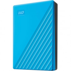 Western Digital WD My Passport WDBPKJ0040BBL-WESN 4 TB Portable Hard Drive - External - Blue - USB 3.0 - 256-bit Encryption Standard - 3 Year Warranty WDBPKJ0040BBL-WESN