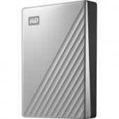 Western Digital WD My Passport Ultra WDBPMV0040BSL 4 TB Portable Hard Drive - External - Silver - USB 3.0 - 256-bit Encryption Standard - 3 Year Warranty WDBPMV0040BSL-WESN