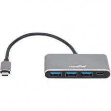 Rocstor Premium USB C Hub - 4 Port USB-C to USB-A (3x) and USB-C (1x) - Bus Powered USB Hub - USB Type-C Hub - Port Expander - USB Type C External 4 USB Port(s) - (1) USB 3.1 Port AND (3) USB 3.0 USB MULTIPORT - USB Type C - External - 4 USB Port(s) - 3 U