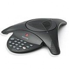 Polycom SoundStation2 Conference Telephone - 1 x Phone Line(s) - RJ-11 , RCA - Black 2200-15100-001