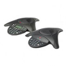 Polycom SoundStation2 EX Conference Phone - 1 x Phone Line(s) - 1 x Phone Line, 1 x RCA Audio - Monochrome 2200-16555-001