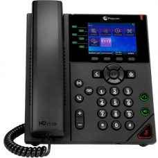 Polycom 350 IP Phone - Corded - Corded - Wall Mountable, Desktop - TAA Compliant - 6 x Total Line - VoIP - Speakerphone - 2 x Network (RJ-45) - USB - PoE Ports - Color - SIP, SDP, DHCP, SNTP, LLDP-MED, NAT, RTCP, RTP, IPv4, TCP, UDP, ... Protocol(s) 2200-