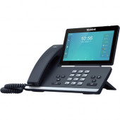 Yealink SIP-T58A IP Phone - Corded - Bluetooth, Wi-Fi - Wall Mountable, Desktop - Black - VoIP - IEEE 802.11b/g/n - Caller ID - Speakerphone - 2 x Network (RJ-45) - USB - PoE Ports - SIP, SIP v2, NAT, STUN, DHCP, PPPoE, SNTP, UDP, TCP, SRTP, TLS Protocol(