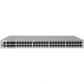 Brocade VDX 6710 Ethernet Switch - 48 Ports - Manageable - 6 x Expansion Slots - 10/100/1000Base-T - 48, 6 x Network, Expansion Slot - 6 x SFP+ Slots - 2 Layer Supported - Redundant Power Supply - 1U High - 13 Month BR-VDX6710-54-F
