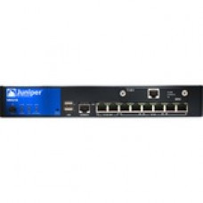 Juniper SRX210 Services Gateway - 8 Ports - Management Port - 2 Slots - Gigabit Ethernet - 1U - Rack-mountable SRX210HE2