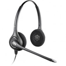 Plantronics SupraPlus HW261N Headset - Stereo - Silver - Quick Disconnect - Wired - Over-the-head - Binaural - Supra-aural - 3.94 ft Cable - Noise Cancelling Microphone 64339-31