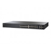 CISCO Small Business Smart Sf200-24p Switch 12 Poe Ethernet Ports And 12 Ethernet Ports And 2 Combo Gigabit Sfp Ports SLM224PT