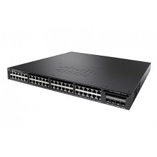 CISCO Catalyst Switch L3 Managed 36 X 10/100/1000 (poe) + 12 X 100/1000/2.5g/5g/10g (poe) + 2 X 10 Gigabit Sfp+ (uplink) Desktop, Rack-mountable Poe (660 W) WS-C3650-12X48FD-S