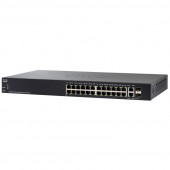 CISCO 250 Series Sf250-24p Managed Switch 24 Poe+ Ethernet Ports & 2 Combo Gigabit Sfp Ports SF250-24P-K9