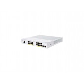 CISCO 250 Series Ethernet Switch 16 Ports Manageable 2 Layer Supported Modular 120 W Poe Budget Optical Fiber, Twisted Pair Poe Ports CBS250-16P-2G