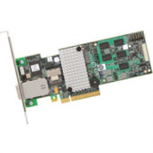 LSI LOGIC Megaraid 6gb 8port(4port Int 4port Ext) Pci Express X8 Sas/sata Raid Controller With 512mb Cache 9280-4I4E