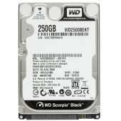 WESTERN DIGITAL Scorpio Black 250gb 7200rpm Sata-ii 7pin 16mb Buffer 2.5inch Notebook Drive With Shock Guard WD2500BEKT