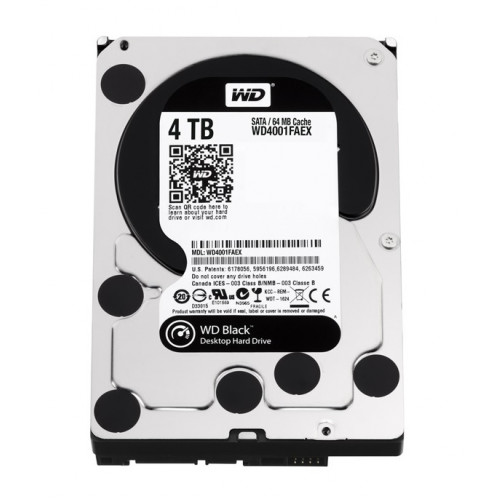 WESTERN DIGITAL Wd Black 4tb 7200rpm Sata-6gbps 64mb Buffer 3.5